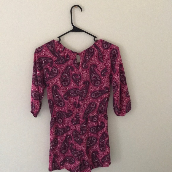 This is a pink paisley romper by Old Navy. - Picture 2 of 7